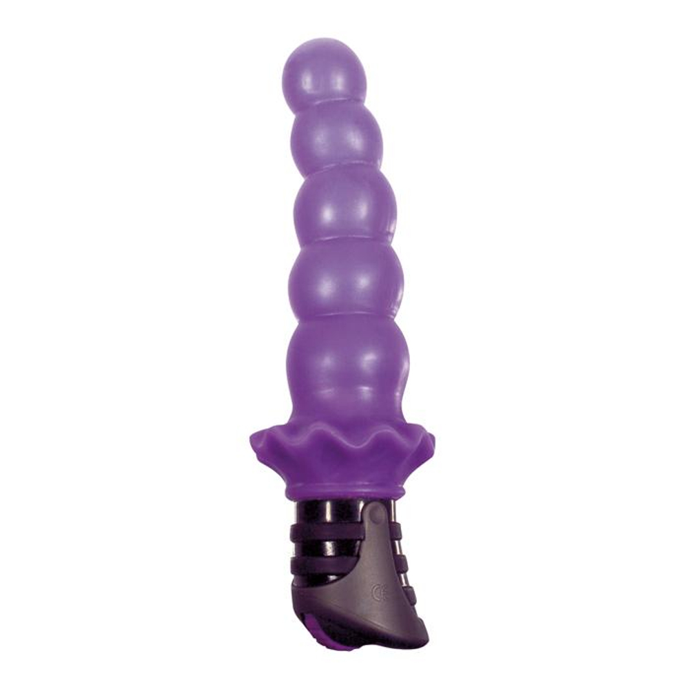 Фиолетовый вибратор BALLS OF PLEASURE - 21,5 см.
