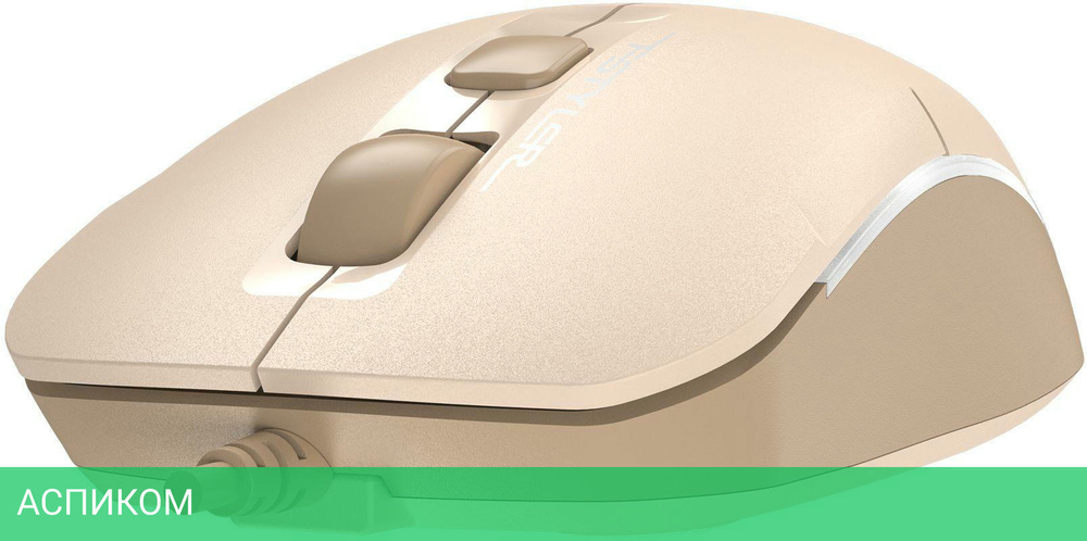 Мышь A4Tech Fstyler FM26 бежевый/коричневый/Cafe Latte