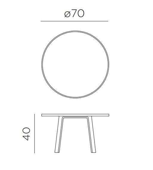 Maximo Tavolino 70 Maxi