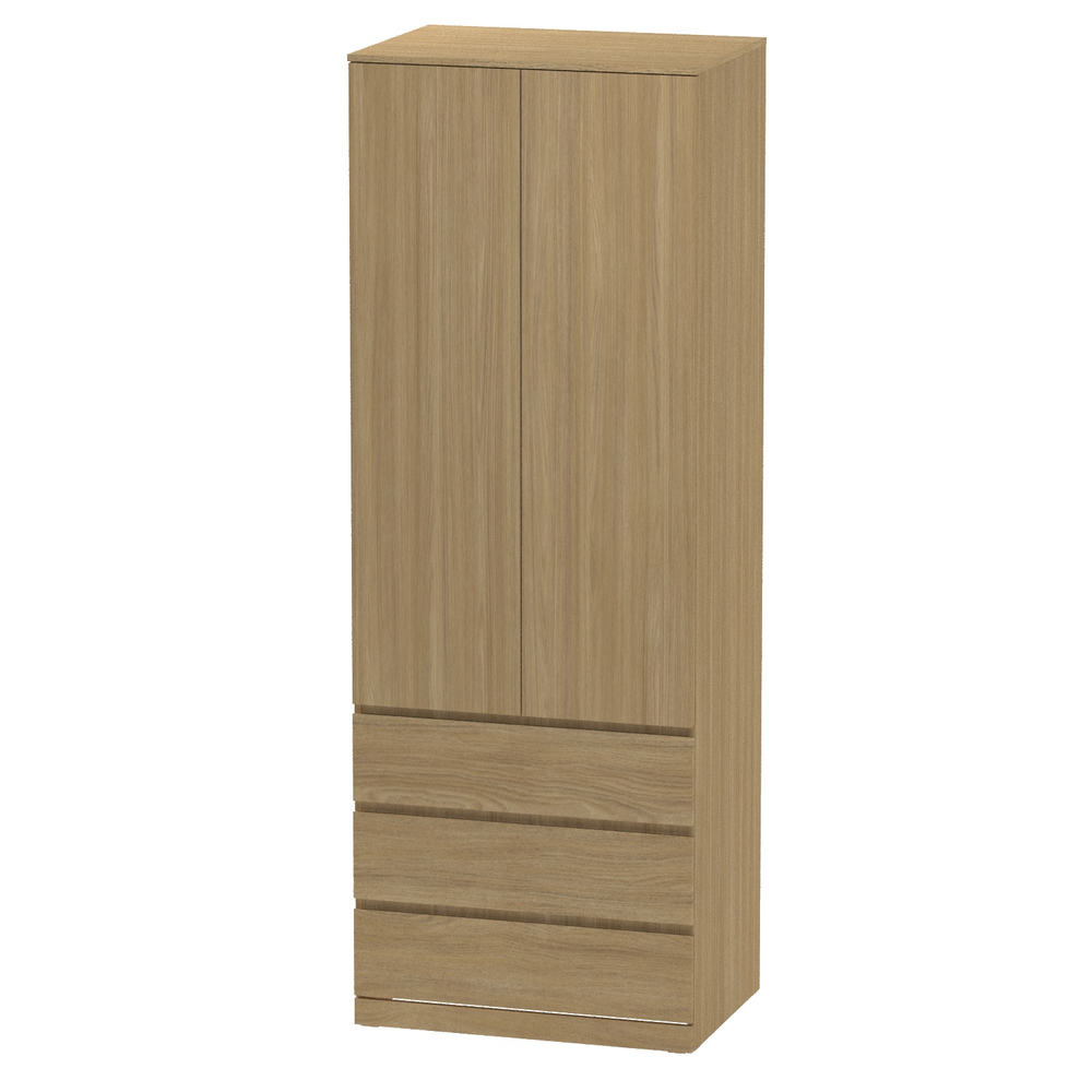 Шкаф распашной ВАРМА СТОР 80, 222*80*57 см, скандинавский дуб