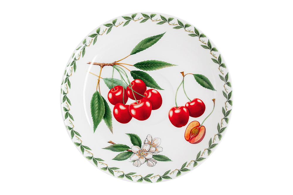 Чашка с блюдцем Вишня в подарочной упаковке Maxwell & Williams