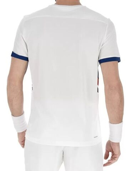 Мужская теннисная футболка Lotto Squadra III T-Shirt - bright white