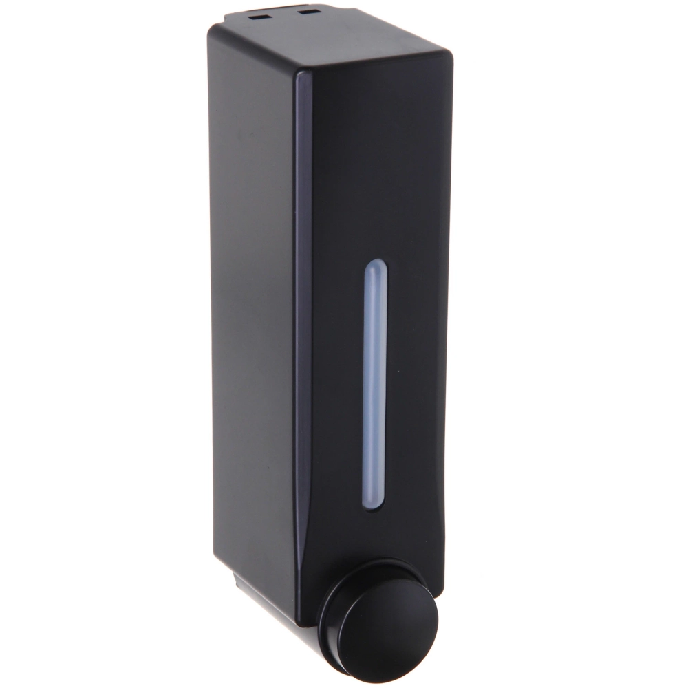 Дозатор для жидкого мыла настенный 300 мл черный DQ57B