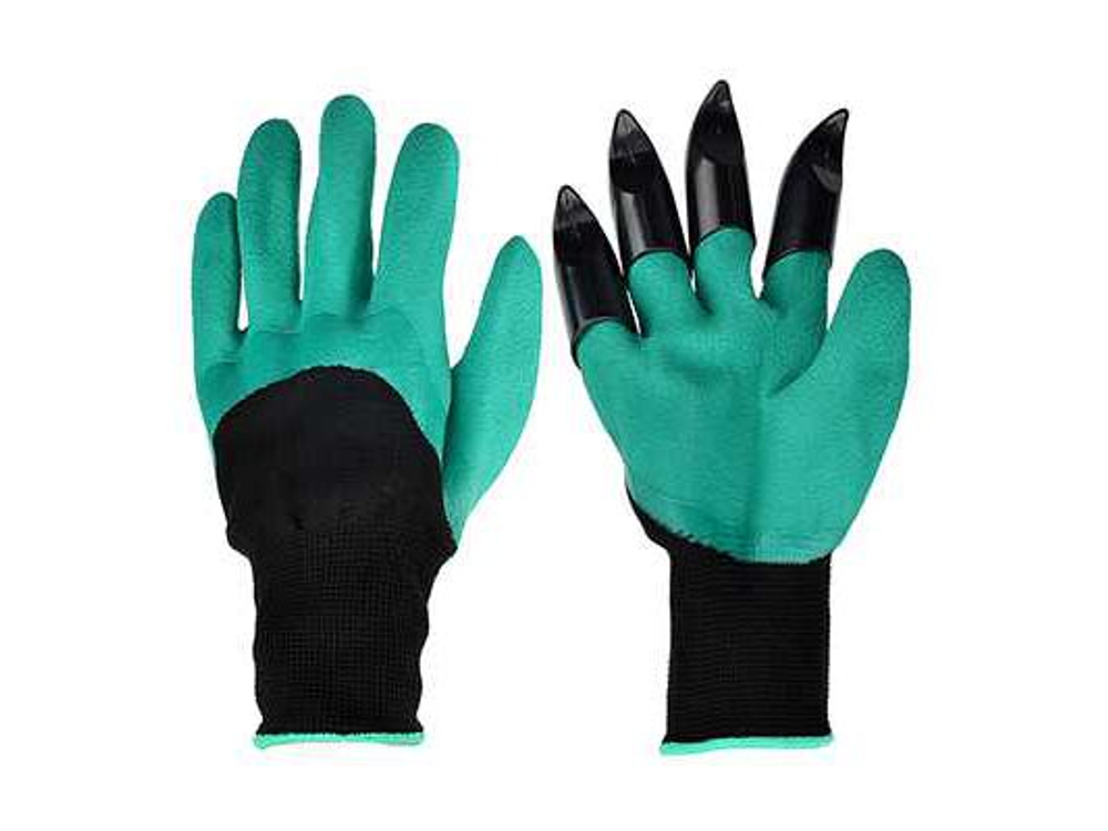 Перчатки садовые КОГТИ нейлоновые INBLOOM (12шт/уп)(300шт/кор)