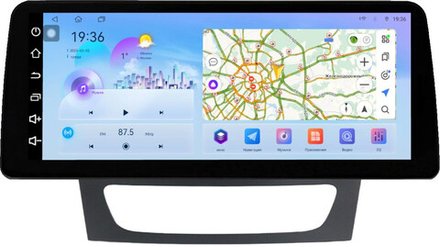 Магнитола для Mercedes-Benz E W211 2002-2010, CLS C219 - FarCar монитор 12.3" 2K QLED на Android 14, TS10, CarPlay, 4G SIM-слот