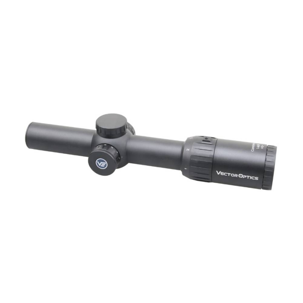 Прицел Vector Optics Constantine 1-6x24, ( Сетка Fiber Center Dot / с подсветкой )