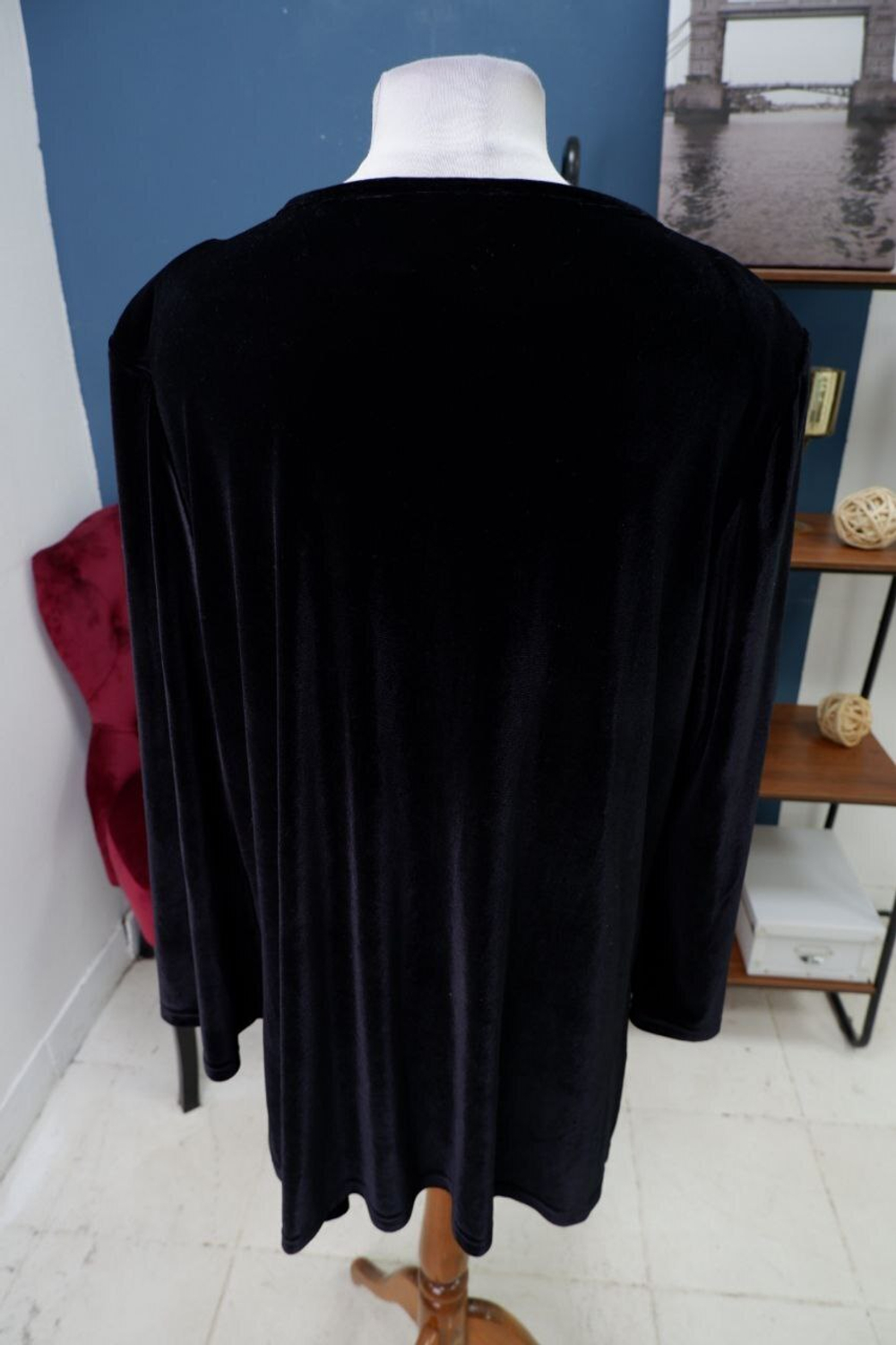 Блузка Elvi бархатная 58 размер