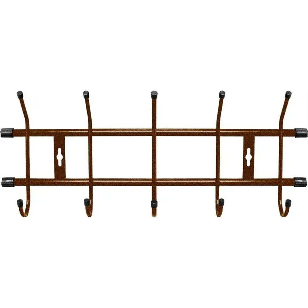 Вешалка настенная 5 крючков, 484, Медный Антик, ВН5