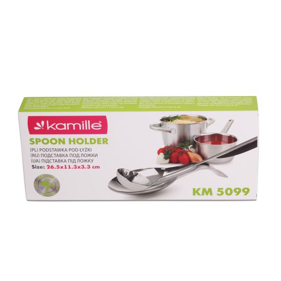 Подставка под ложку из нержавеющей стали Kamille КМ-5099