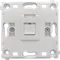 Donel R98 опорная плата с адаптером Keystone White (одиночная) для телефонной/компьютерной розетки,
