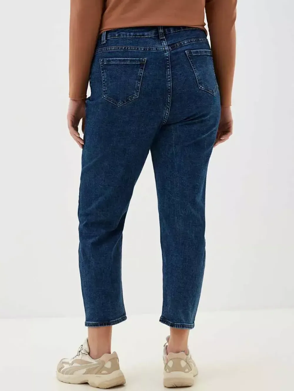 Джинсы больших размеров на молнии