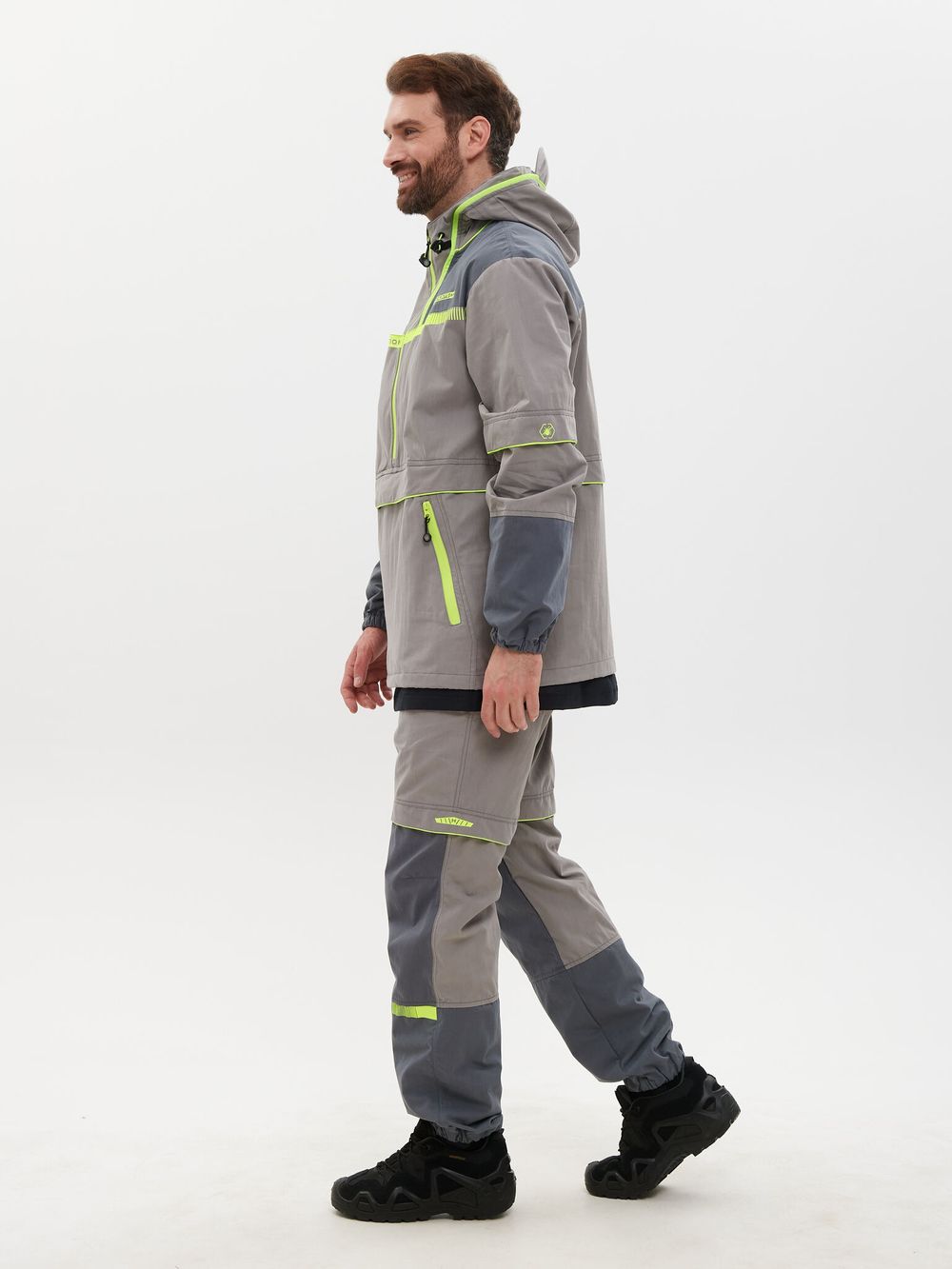 Костюм летний Антигнус-Премиум ткань Ravena Peach Wash цвет Серый