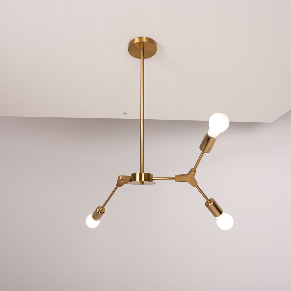 Люстра На Штанге Late D55 Gold By Imperiumloft