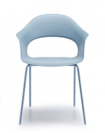 Кресло пластиковое Scab Design Lady B, голубой