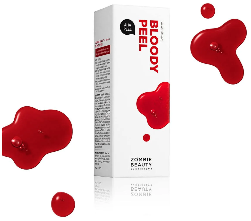 Кровавая пилинг-сыворотка с кислотами Zombie Beauty Bloody Peel 30ml [30ml]
