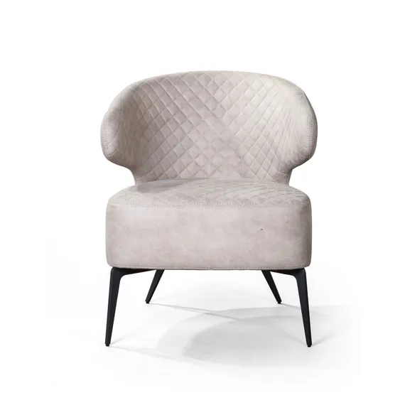 Кресло Richard бежевая замша