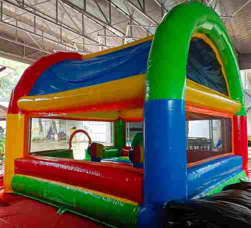 Детский надувной батут "Тетрада" с крышей 5*5*4 м