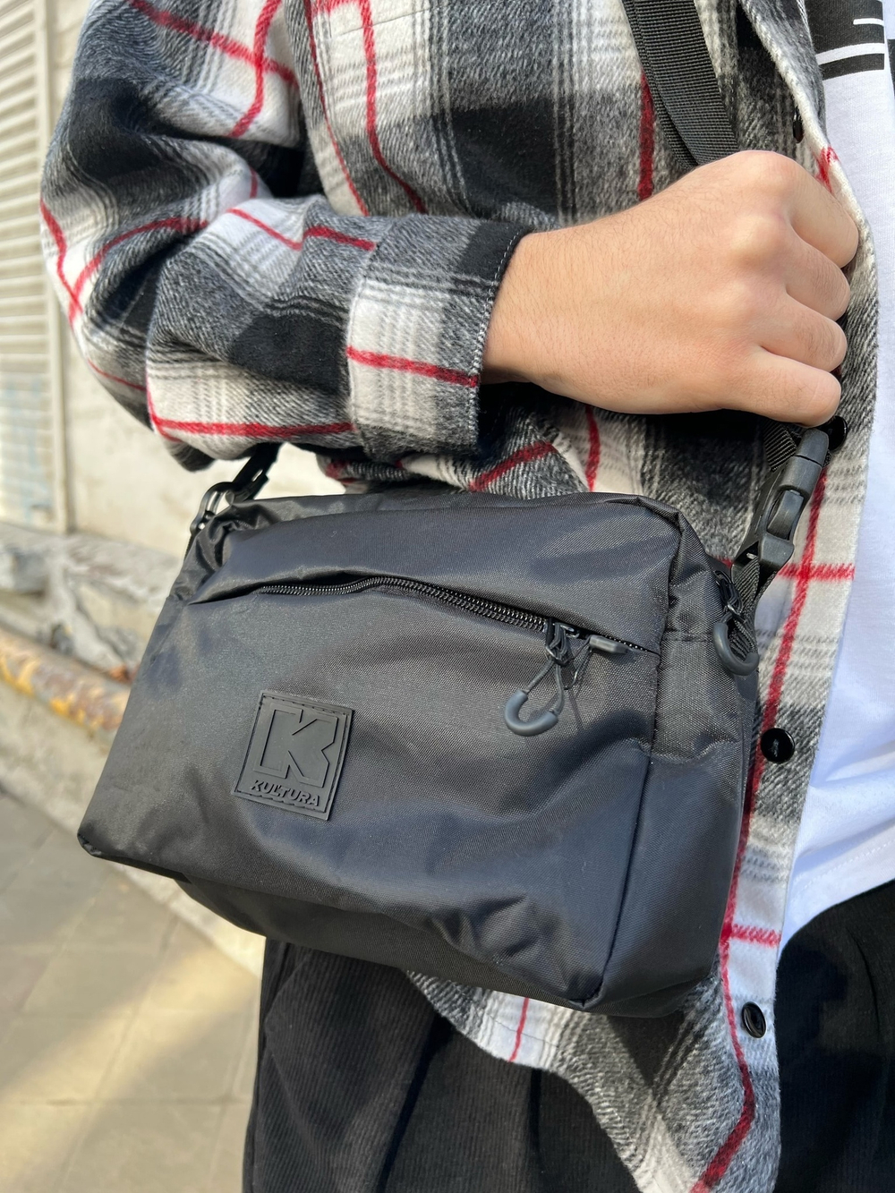 Сумка мессенджер KUL'TURA "Long" Черный