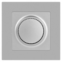 Светорегулятор Intro Accent 6-401-03 поворотный, 600Вт 230В, IP20, СУ, алюминий