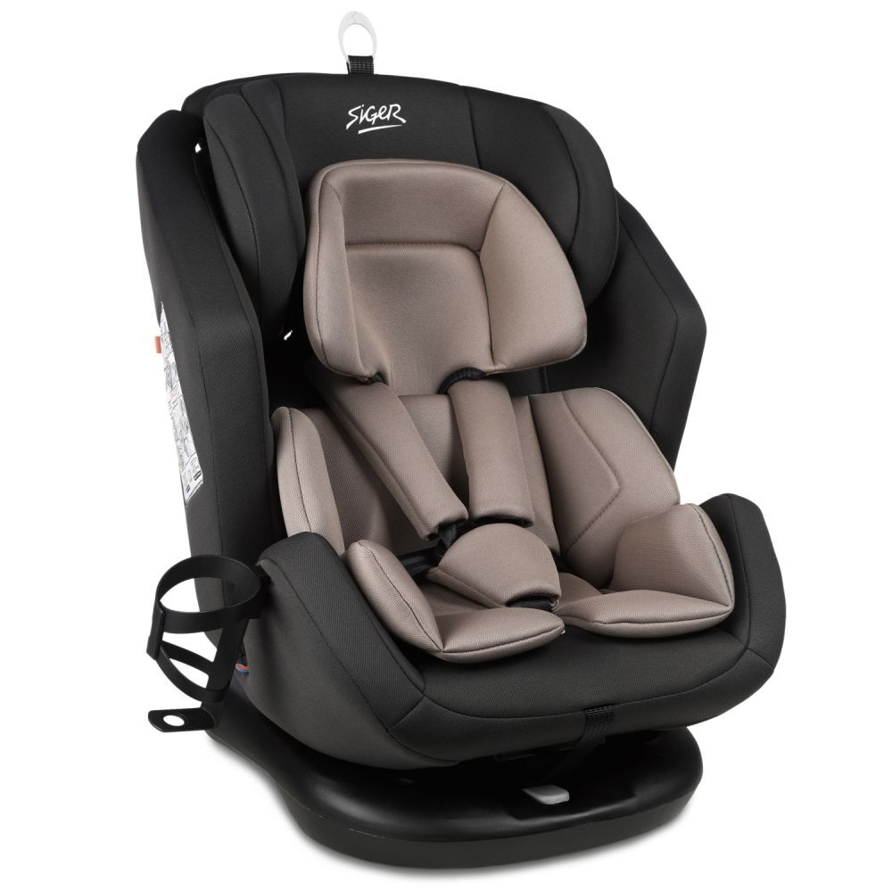 Удерживающее устройство для детей Siger Ультра, гр.0+/ I/II/III, темно-серый