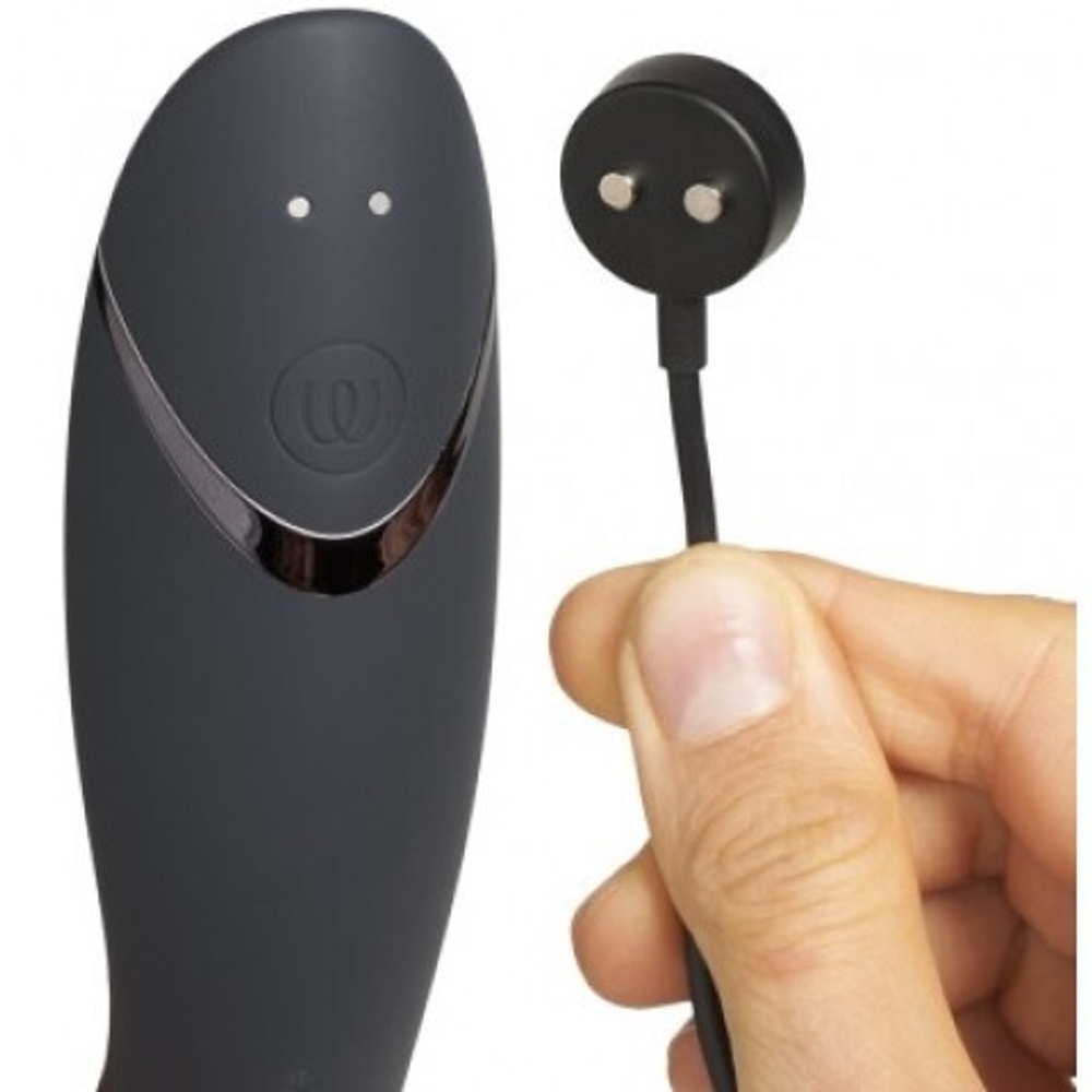 Стимулятор G-точки Womanizer OG c технологией Pleasure Air и вибрацией темно-серый