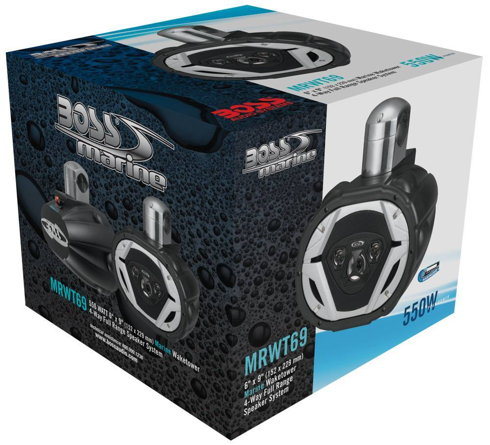 Корпусная акустика Boss Audio Marine MRWT69, 550 Вт, 6" x 9"