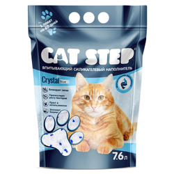 CAT STEP Crystal Blue Наполнитель силикагелевый 3 л