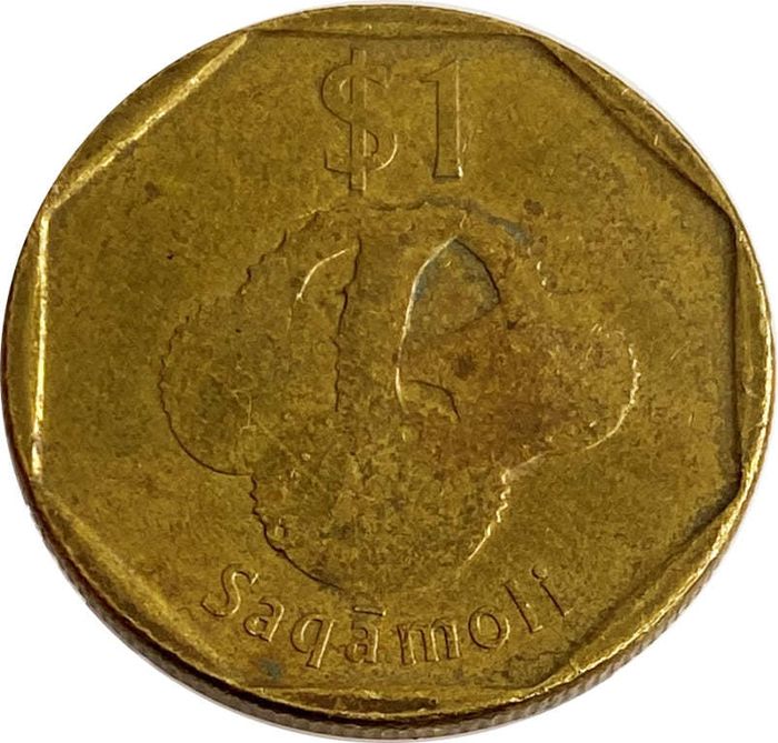 1 доллар 2012 Фиджи