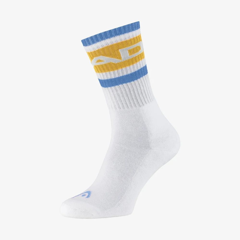 Одежда для тенниса Носки унисекс, Носки унисекс HEAD SOCKS TENNIS 1P CREW .