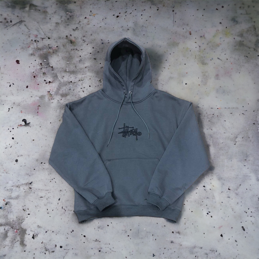 Худи Stussy #1 • Темно-Серый