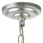 712064 Люстра AGAVE 6х40W E27 СЕРЕБРО С ПАТИНОЙ/ПРОЗРАЧНЫЙ