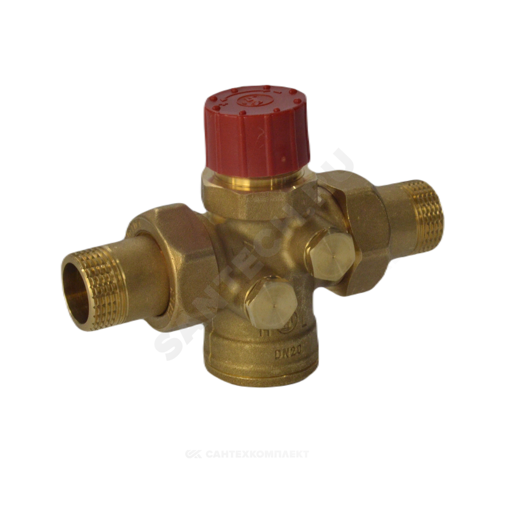 Клапан балансировочный автомат латунь R206A-1 Ду 15 G1/2" A Ру25 НР 0.05 - 0.8 м3/ч без ниппелей Giacomini R206AY103