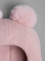 Шапка шлем детская зимняя вязаная