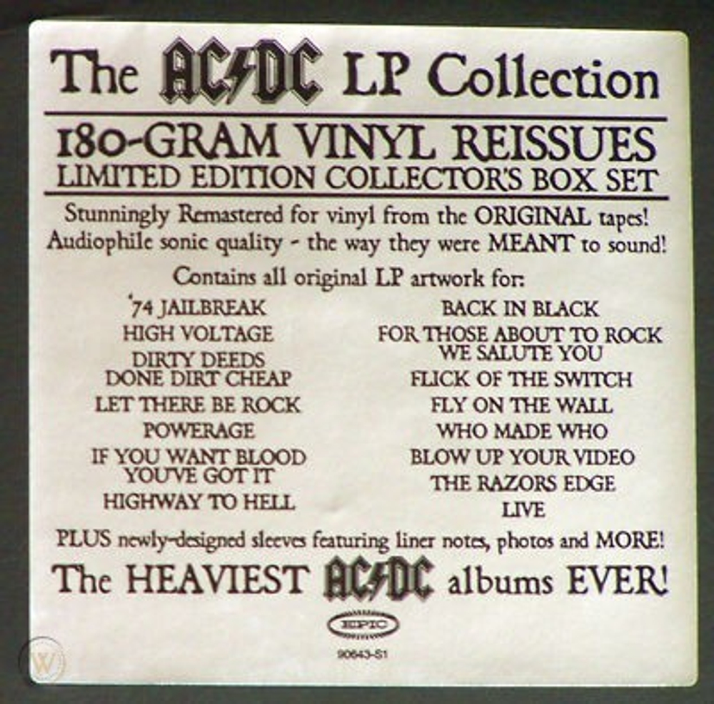 AC/DC / AC/DC (16LP)