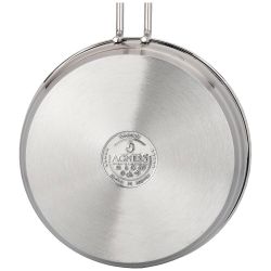 СКОВОРОДА AGNESS PROFESSIONAL 24Х6 СМ, 2,7 Л ВЫСОКОКАЧЕСТВЕННАЯ НЕРЖ СТАЛЬ 18/10 ИНДУКЦИОННОЕ ДНО