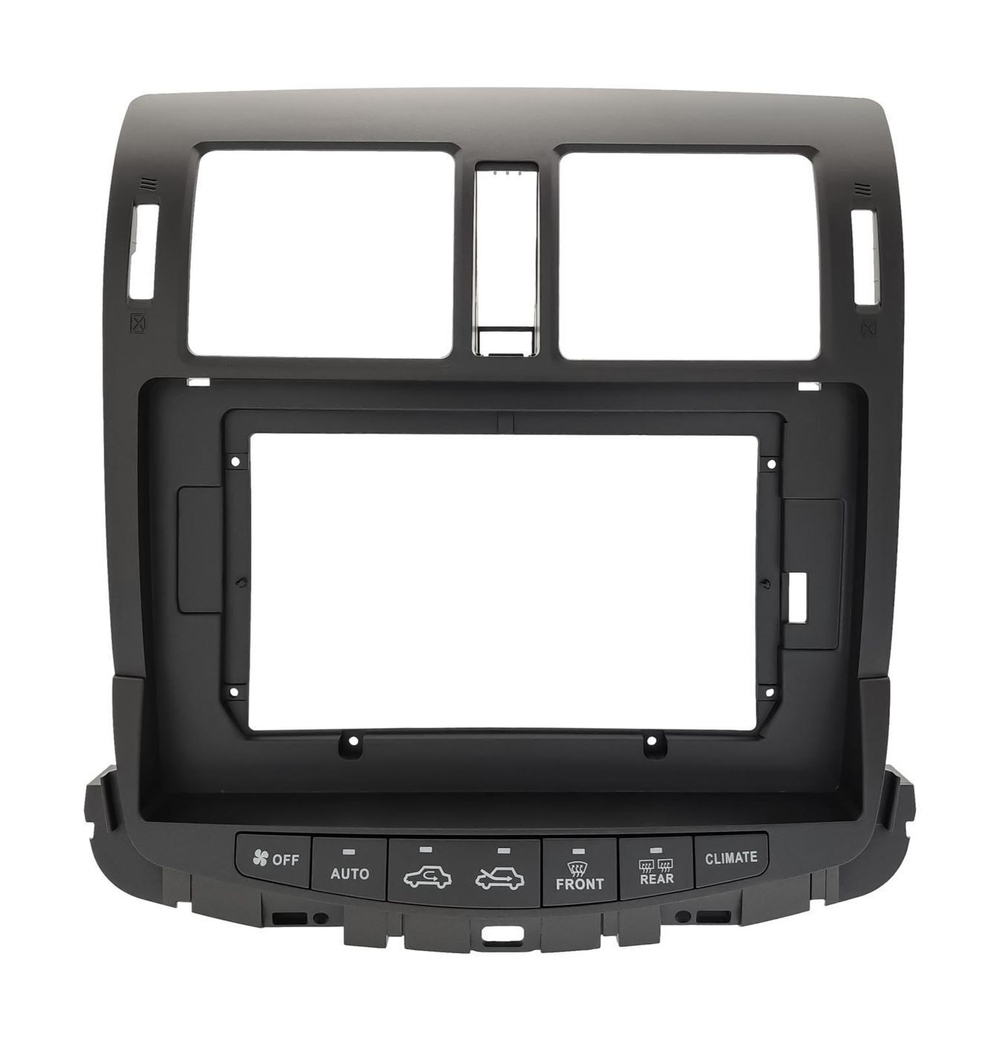 Переходная рамка магнитолы TOYOTA CROWN 2008-2012 (для авто без монитора) 10,2 дюймов (комплект с проводами)