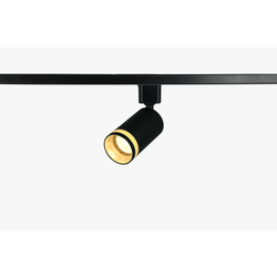 Трековый светильник однофазный ЭРА TR77-GU10 BK под лампу GU10 черный | Однофазные светильники под лампу