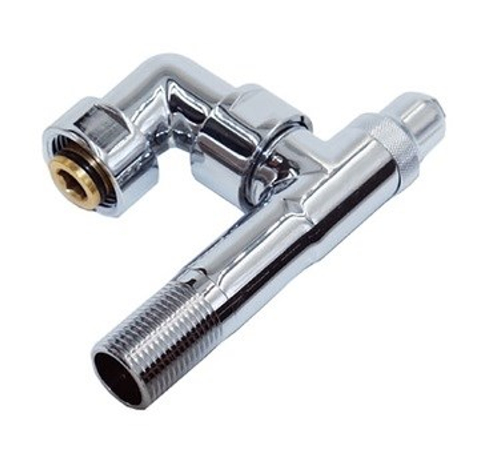 Поворотный кран для углового соед. хром 1/2"ш*1"г TIM