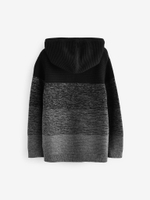 Толстовка с капюшоном для мальчика Next 969-367, Черный, Серый