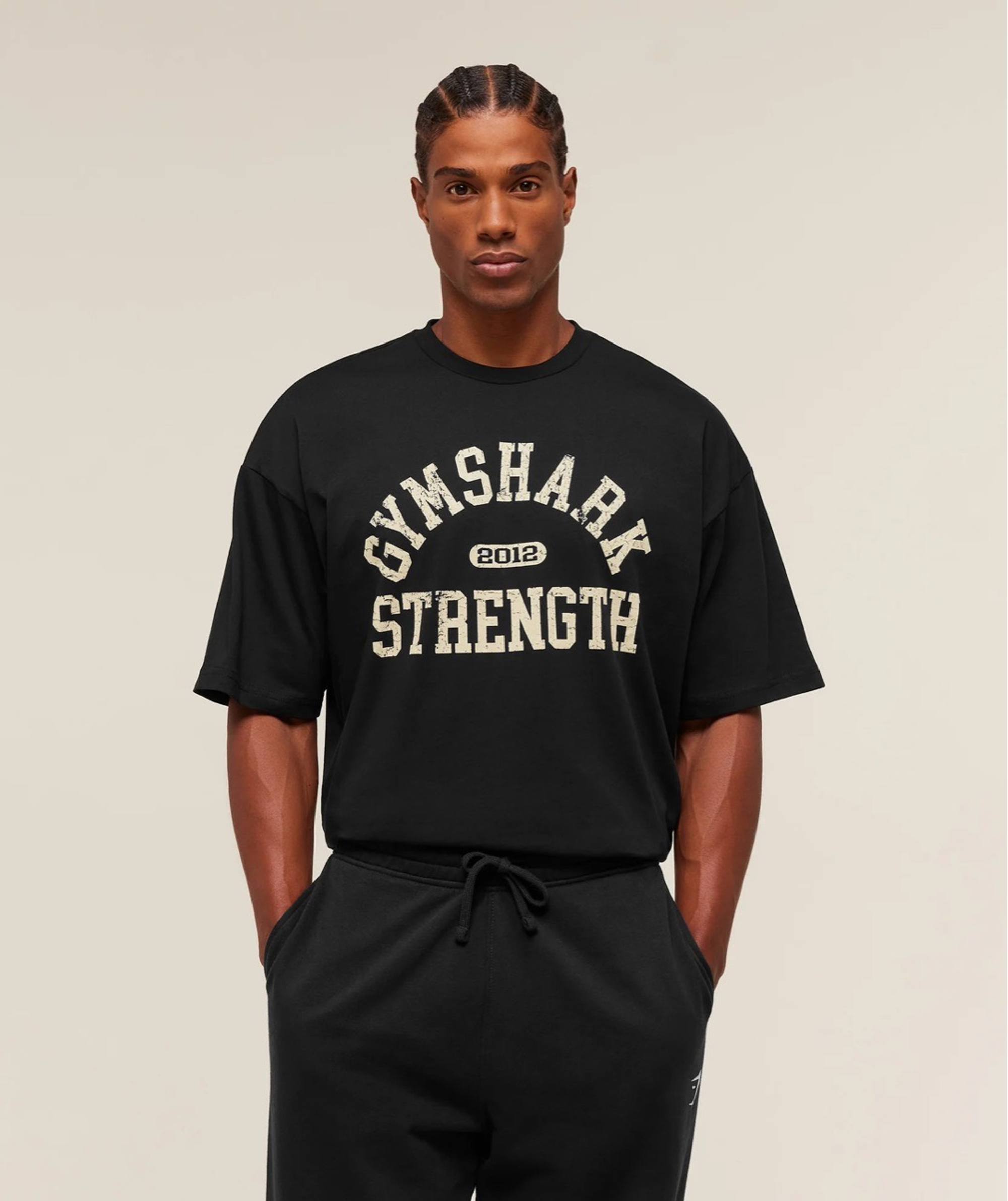 Футболка GYMSHARK 2012 Strength T-Shirt Black