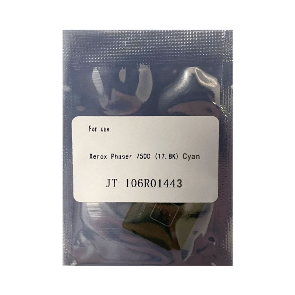 Чип для картриджа Xerox (106R01443) Phaser 7500 (17,8K) cyan (Reset OEM) JT