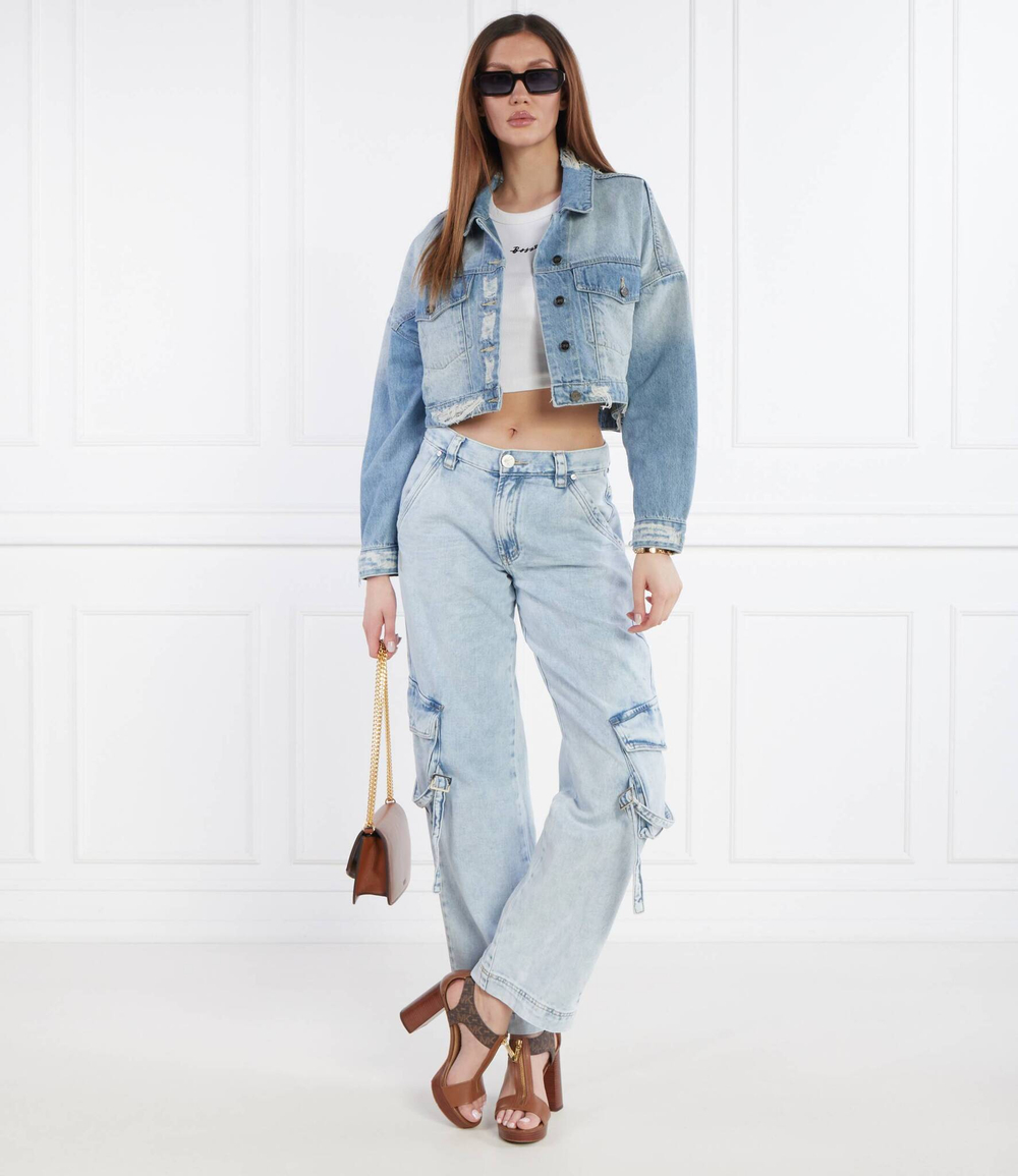 Джинсы FLORENCE LUNA UTILITY One Teaspoon - голубой(26256)