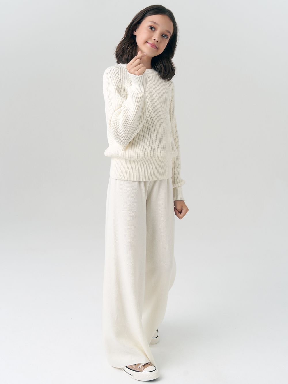 Джемпер для девочки AT1001 молочный