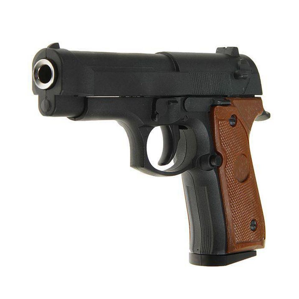 Пистолет пружинный Galaxy Beretta 92G.22 мини 1808962