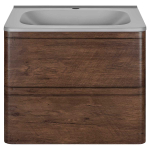 База под раковину Vico 600 подвесная, 2 выкатных ящика soft close, R.Wood