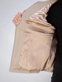 Кожаная куртка демисезонная на молнии