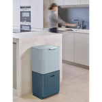 Контейнер для мусора с двумя баками totem max, 60 л, синий