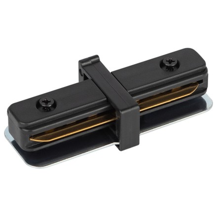 Коннектор питания ЭРА TR-1PA-IC BK для однофазного шинопровода прямой черный