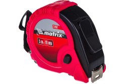 Рулетка Rubber, 5 м х 19 мм, обрезиненный корпус// Matrix (Матрикс)