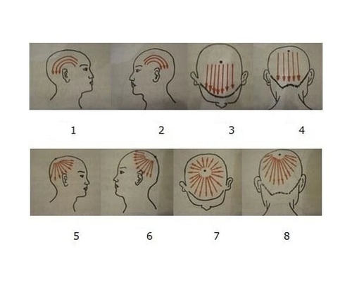 Гуаша гребешок из меди 38*77*2 мм